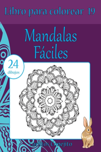 Libro para colorear Mandalas Fáciles