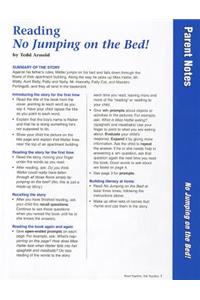 Dialogic Reading Box Parent Folder for No Jumping on the Bed