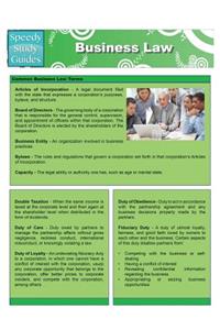 Business Law (Speedy Study Guides