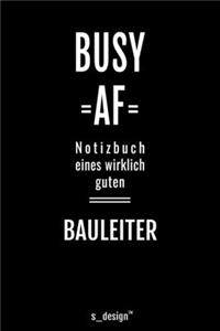 Notizbuch für Bauleiter