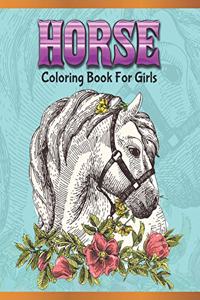 Horse Coloring Book For Girls