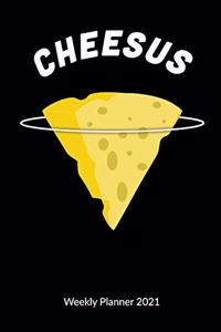 Cheesus. Weekly Planner 2021