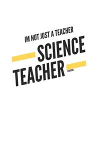 Funny School Science Teacher Notebook