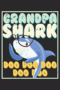 Mens Grandpa Shark Doo Doo Doo