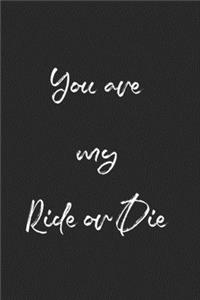 You Are My Ride Or Die