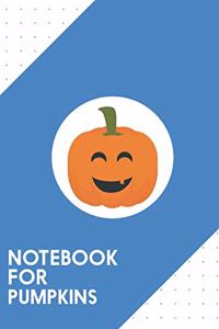 Notebook for pumpkins