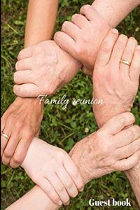 Family reunion guest book