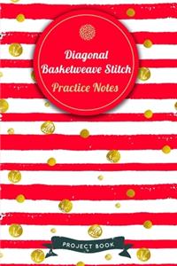 Diagonal Basketweave Stitch Practice Notes
