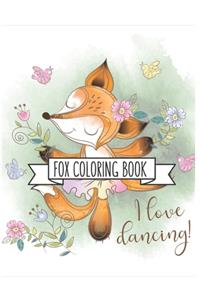 Fox Coloring Book