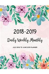 July 2018 To June 2019 Planner