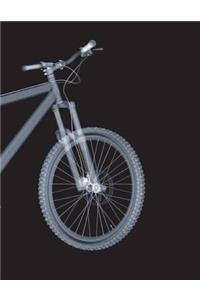 Cycling Notebook Large Size 8.5 x 11 Ruled 150 Pages