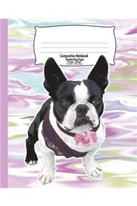 Boston Terrier Handwriting Notebook for Kids
