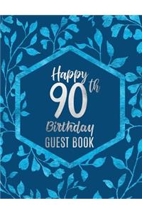 Happy 90th Birthday Guest Book