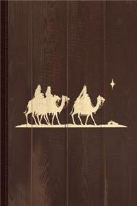 Three Kings Nativity Scene Journal Notebook