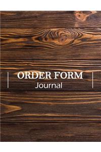 Order Form Journal