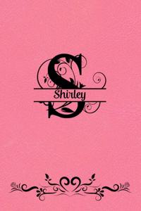 Split Letter Personalized Name Journal - Shirley