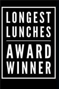 Longest Lunches Award Winner