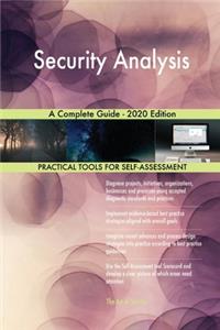 Security Analysis A Complete Guide - 2020 Edition