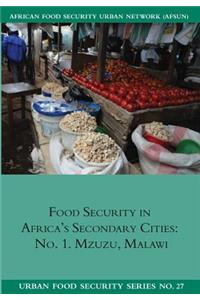 Food Security in Africa's Secondary cities