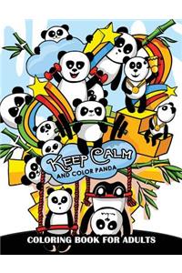 Keep Calm and Color Panda