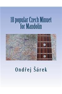 18 popular Czech Minuet for Mandolin