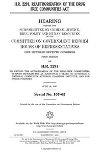 H.R. 2291, Reauthorization of the Drug Free Communities ACT