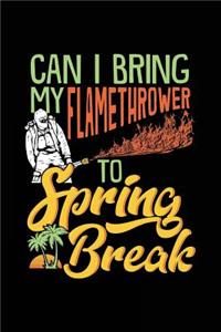 Can I Bring My Flamethrower To Spring Break