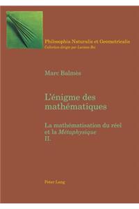 L'Énigme Des Mathématiques