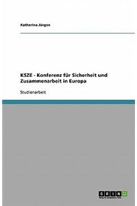 Ksze - Konferenz Fur Sicherheit Und Zusammenarbeit in Europa