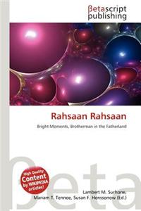 Rahsaan Rahsaan