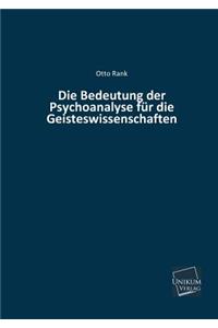 Bedeutung Der Psychoanalyse Fur Die Geisteswissenschaften