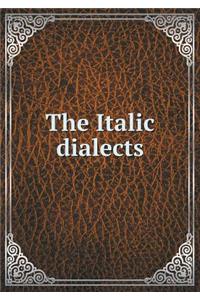 The Italic dialects