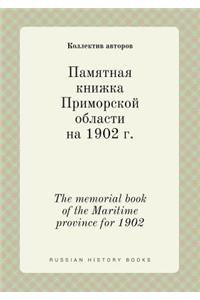 The memorial book of the Maritime province for 1902