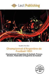 Championnat D'Argentine de Football 1931