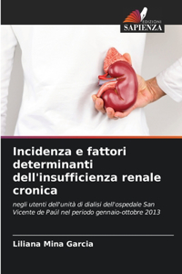 Incidenza e fattori determinanti dell'insufficienza renale cronica