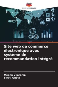 Site web de commerce électronique avec système de recommandation intégré