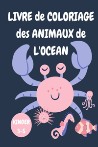 Livre de coloriage des animaux de l'océan