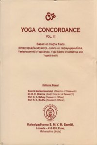 Yoga Concordance- Vol 3