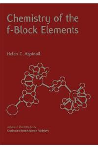 Chemistry of the f-Block Elements