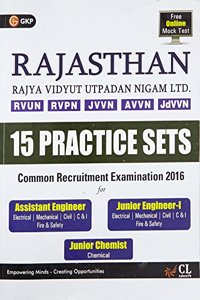 Rajasthan Rajya Vidyut Utpadan Nigam Ltd. 15 Practice Sets (Includes Free Online Mock Test)