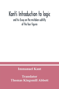 Kant's Introduction to logic