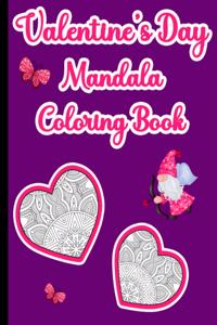 Valentine's Day Mandala Coloring Book