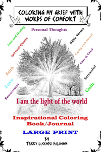 Coloring My Grief With Words of Comfort