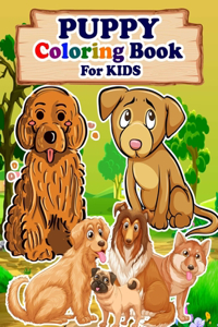 PUPPY Coloring Book For Kids
