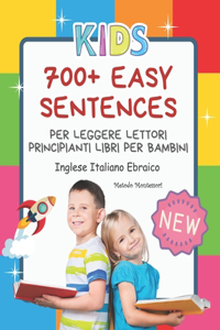700+ Easy Sentences Per Leggere Lettori Principianti Libri Per Bambini Inglese Italiano Ebraico Metodo Montessori