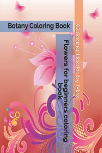 Flowers for beginners coloring book