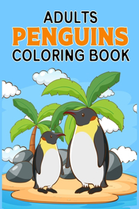 Adults Penguins Coloring Book