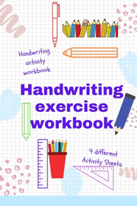 Handwriting exercise book