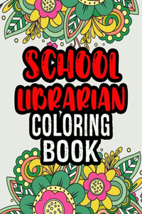 School Librarian Coloring Book