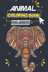 Animal Coloring Book for Adults